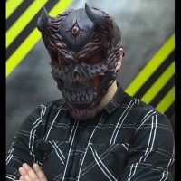 Golden Element Demon Belfegor Cosplay Mask