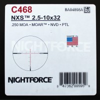 Nightforce NXS 2.5-10x32 MOAR