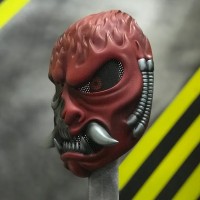 Golden Element Cyber Punk Cosplay Mask