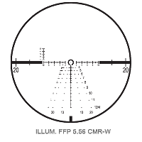 Leupold Mark 6 1-6x20 M6C1 Illum. FFP 5.56 CMR-W