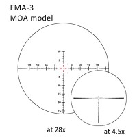 March-FX Wide Angle 4.5-28x52(MOA Tactical Illumi)