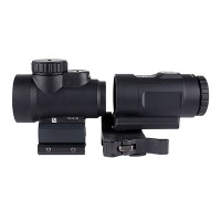 Trijicon MRO SD 1x25 Red Dot, Q-LOC 3x Magnifier