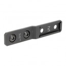 Midwest Raise Straight Surefire Light Mount, M-LOK