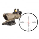 Trijicon ACOG 4x32 BAC ECOS Red Crosshair