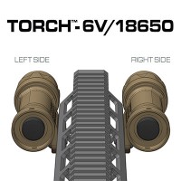 Reptilia TORCH 6V/18650 M-LOK Light Body