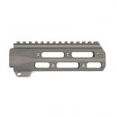Live Q or Die OTP Handguard Clear Anodize 6 inch