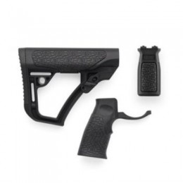 Daniel Defense Buttstock Grip Combo Black M-LOK